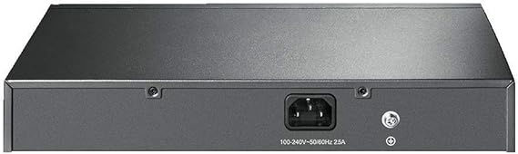 tp-link 8-Port Gigabit PoE+ Switch, 8 Gigabit RJ45 Ports, 802.3at/af, 126W PoE Power, 1U 13-inch Rack-mountable Steel Case TL