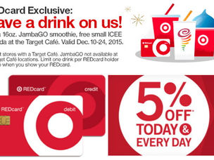 Target - Free Drinks for REDcard Holders