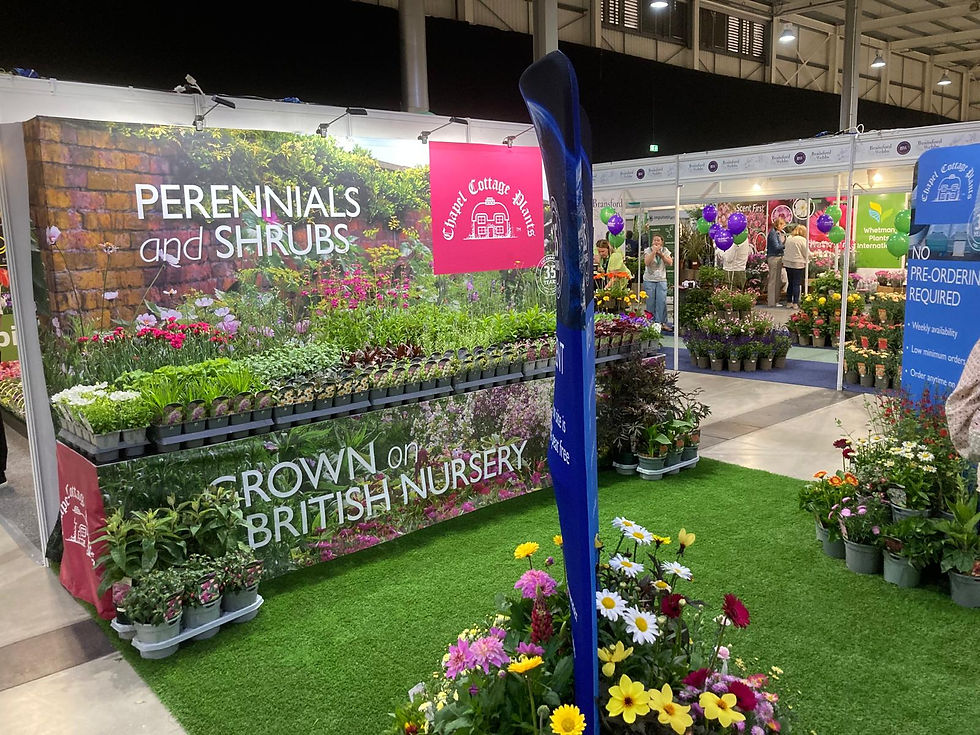 Chapel Cottage Plants HTA National Plant Show Stand - design and print