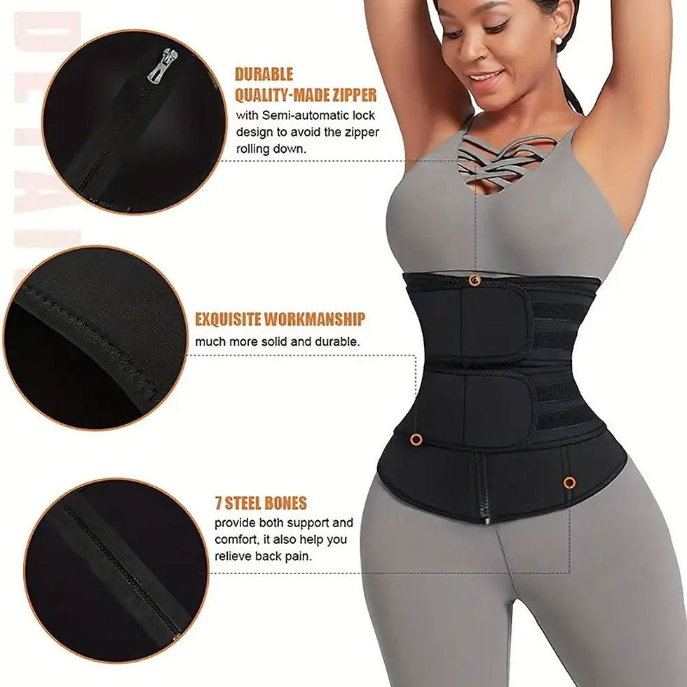 Thumbnail: Zippered abdominal tightening belt