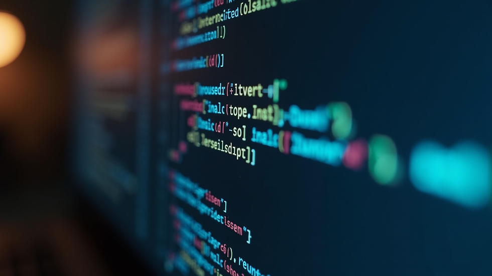 Close-up view of a developer’s screen showing code integration for authentication