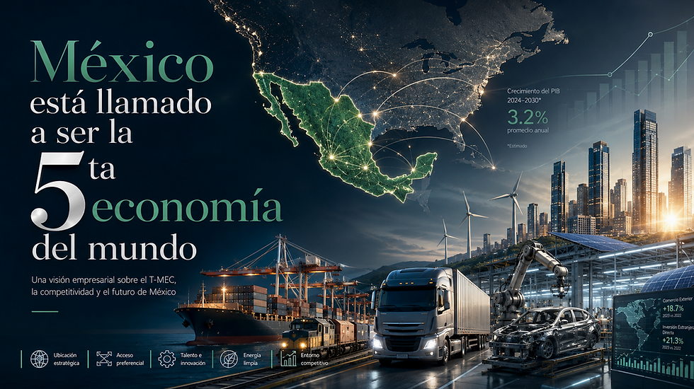 México está llamado a ser la quinta economía del mundo
