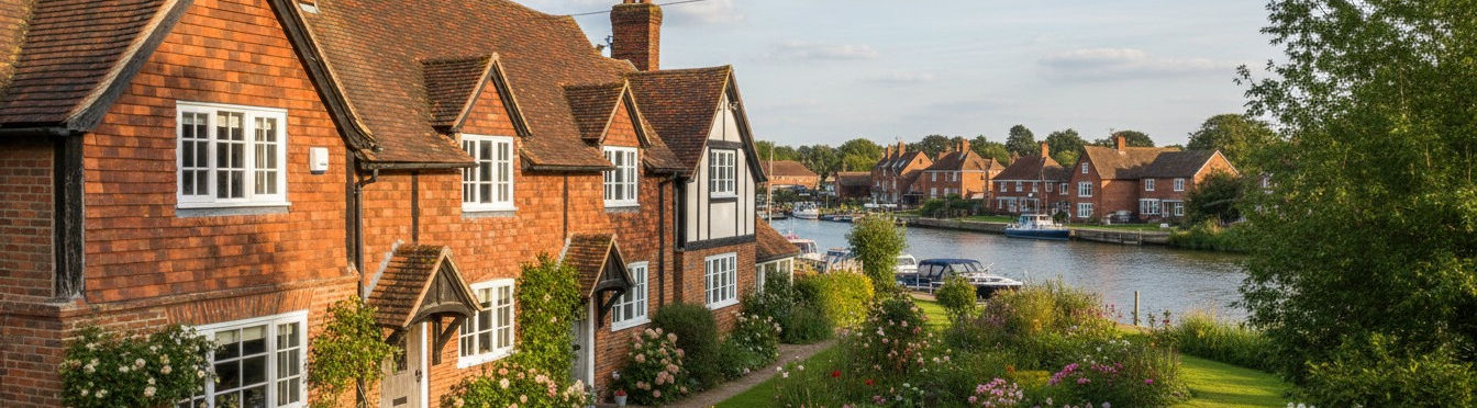 Illustration extérieure d'un charmant cottage à Beccles