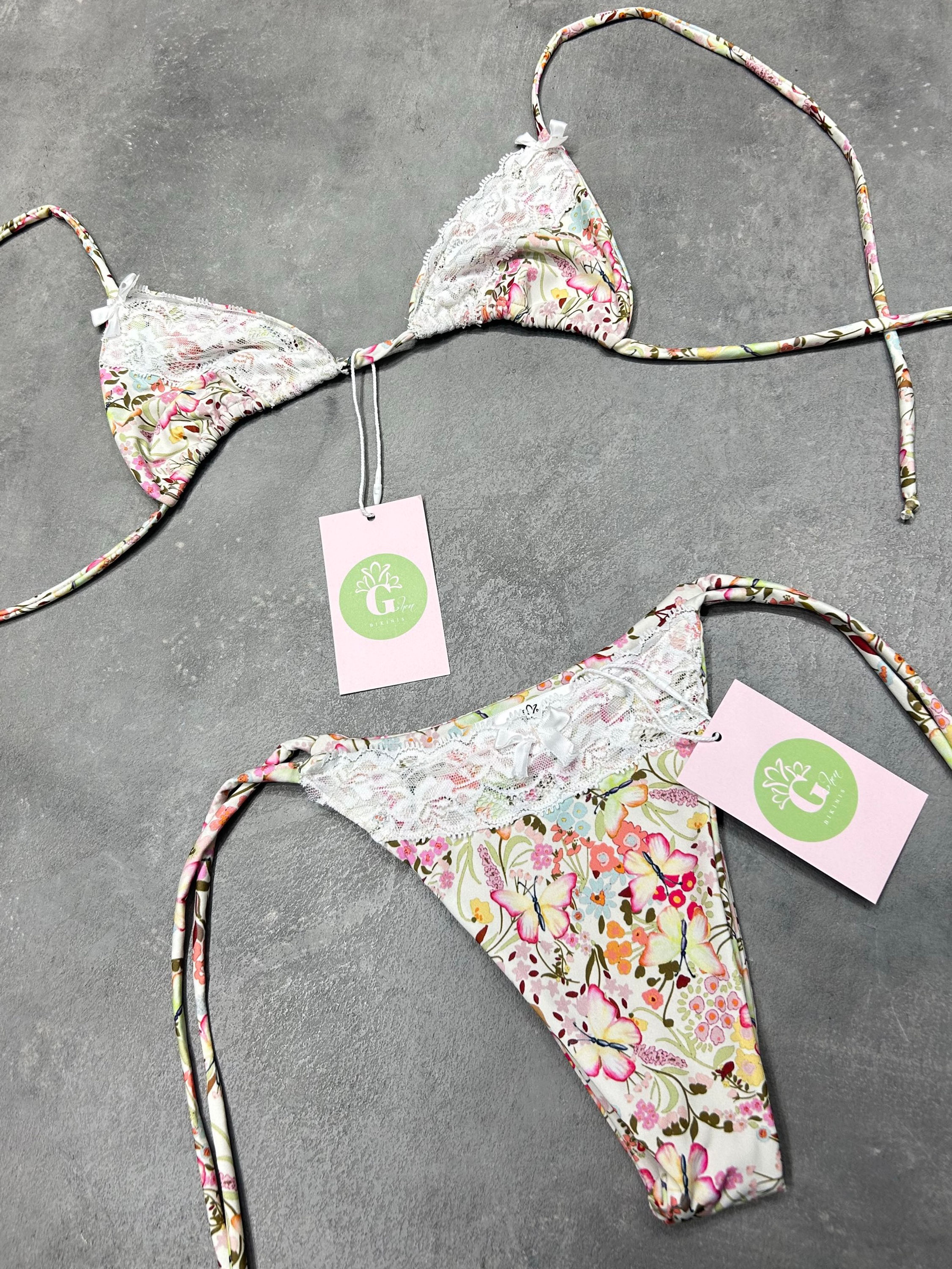 Pink Butterfly Bikini
