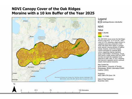ORM Vital Signs: Tracking Change on the Oak Ridges Moraine