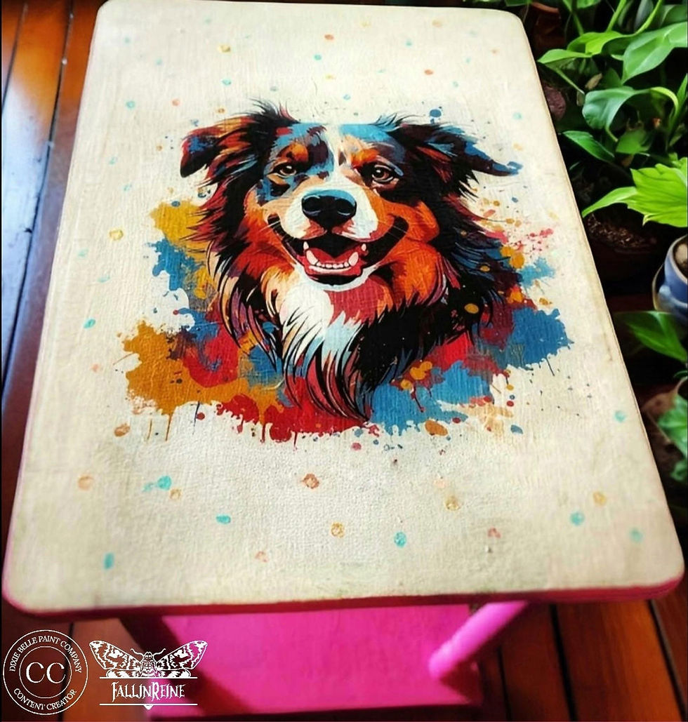 Thumbnail: Mollie the Collie Decoupage