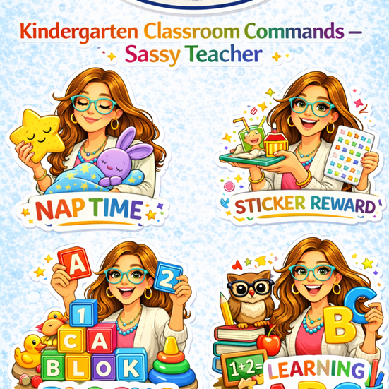 Sassy Teacher Kindergarden Collection