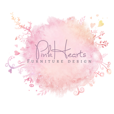 Pink Hearts Furniture Design Logo