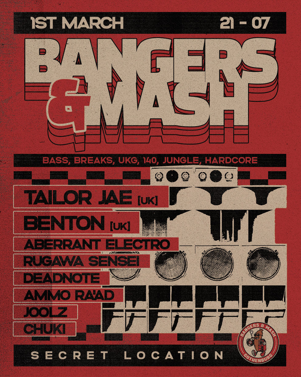 Bangers & Mash - Flyer - Print - RGB