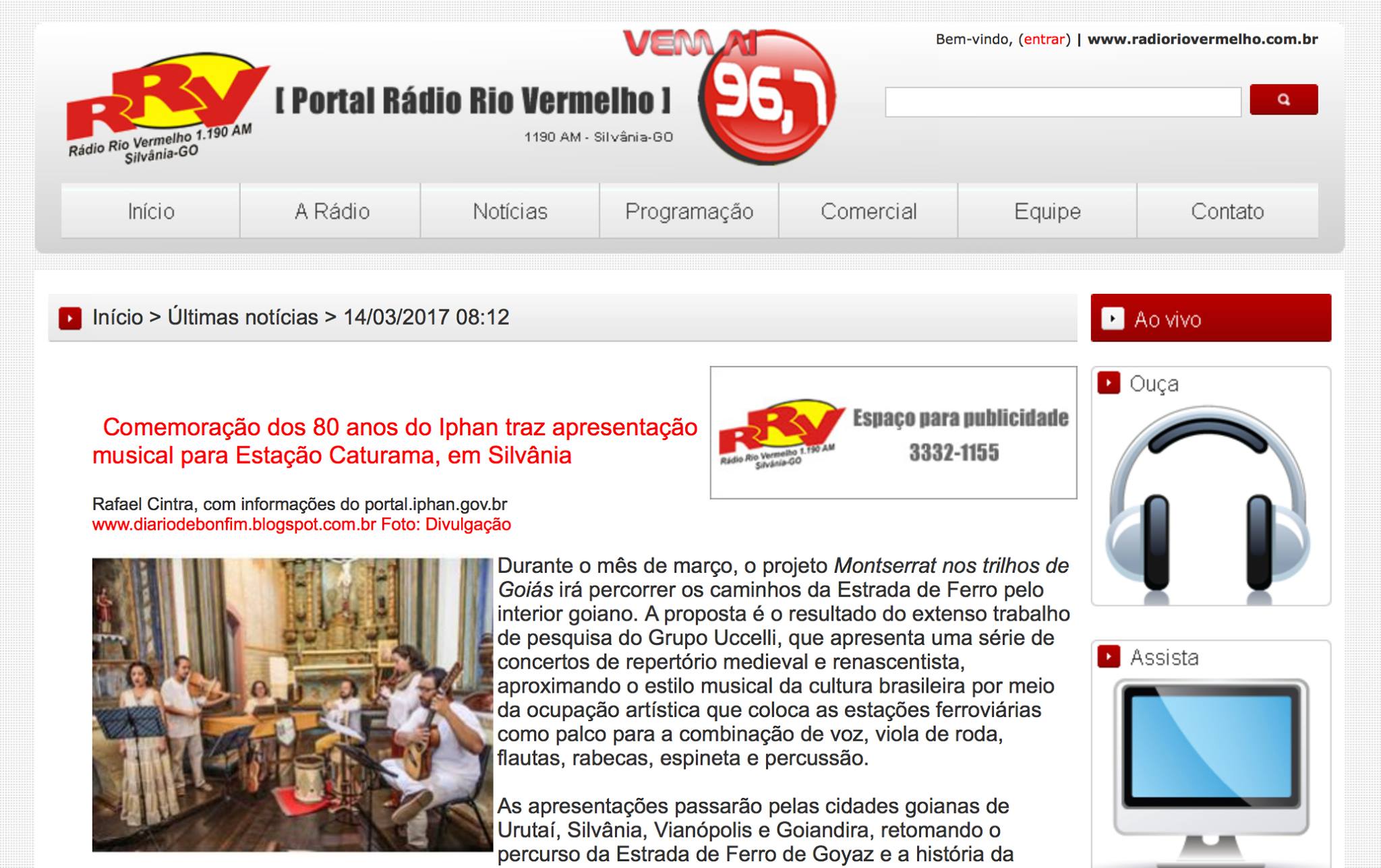 Rádio Rio Vermelho FM (Silvânia/GO)