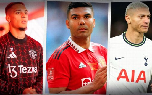 Trio que antes valia mais de 200 milhões de euros agora enfrenta um calvário no Manchester United em jogo contra o Tottenham.