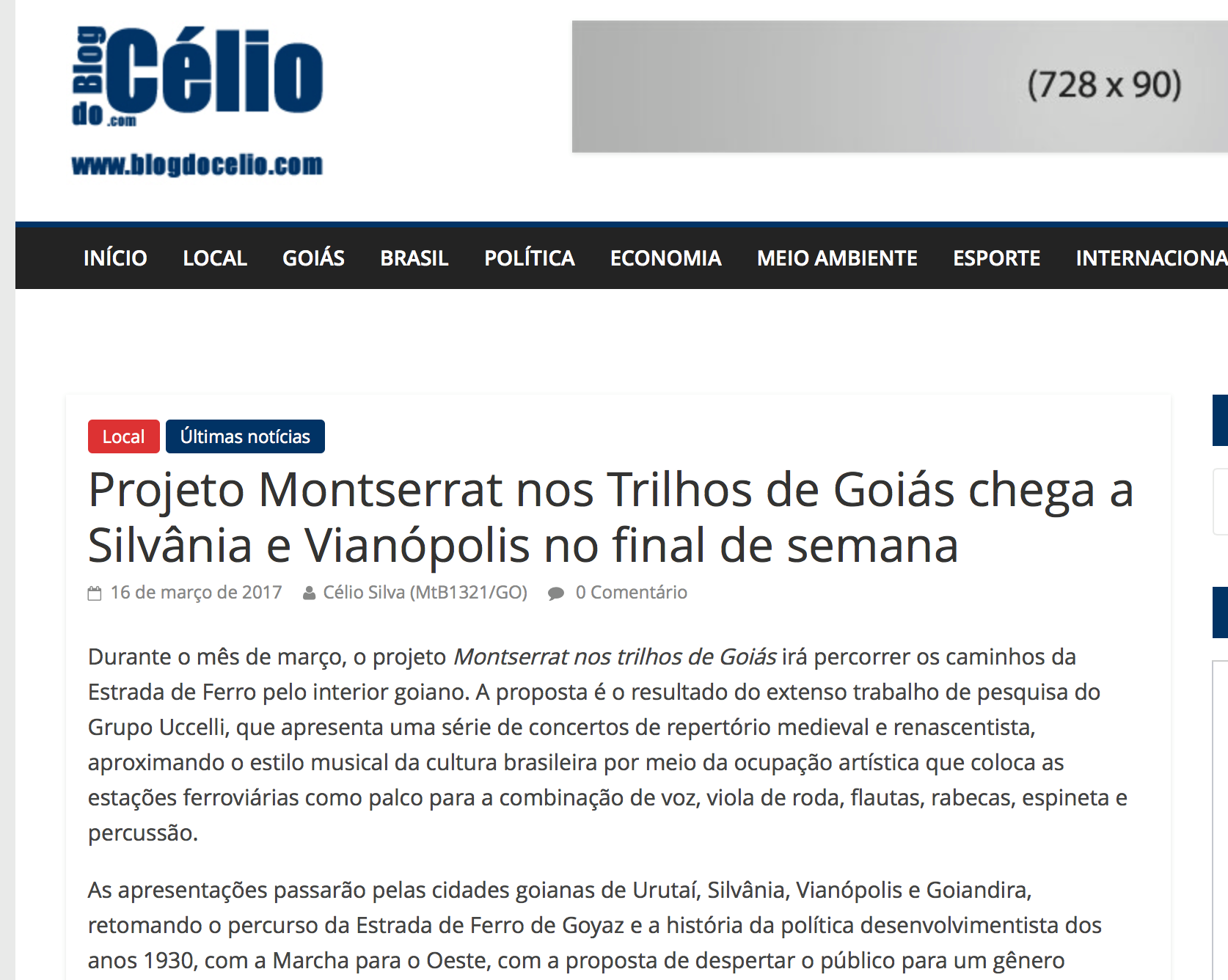 Blog do Célio