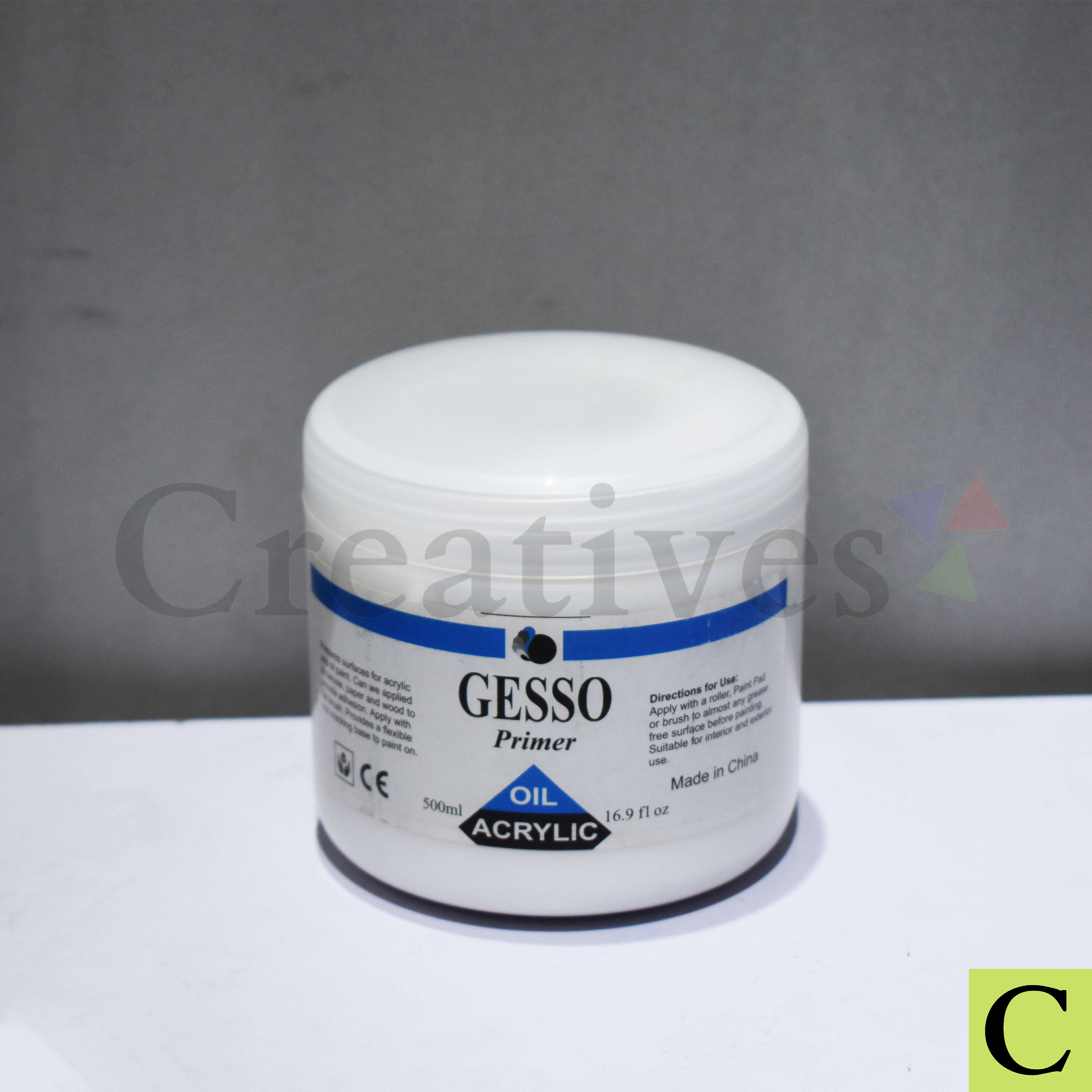 Gesso Primer Oil Acrylic (500ml)