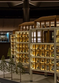 Image copyrights 3DD Architectural Modeling. (Project highlight: Model Maker, Bloomsburg offices London, Fosters + Partners)
