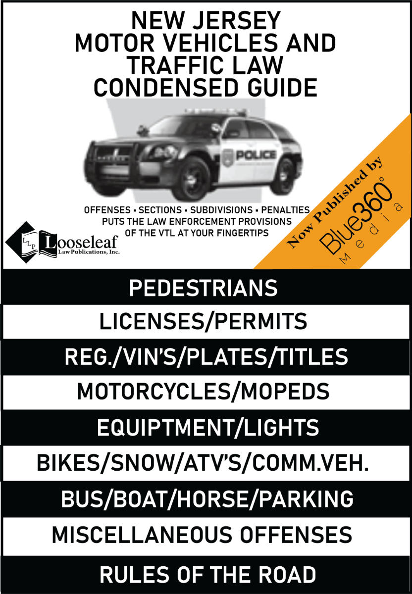 New Jersey Motor Vehicle Law Condensed Guide 2022 Edition Media
