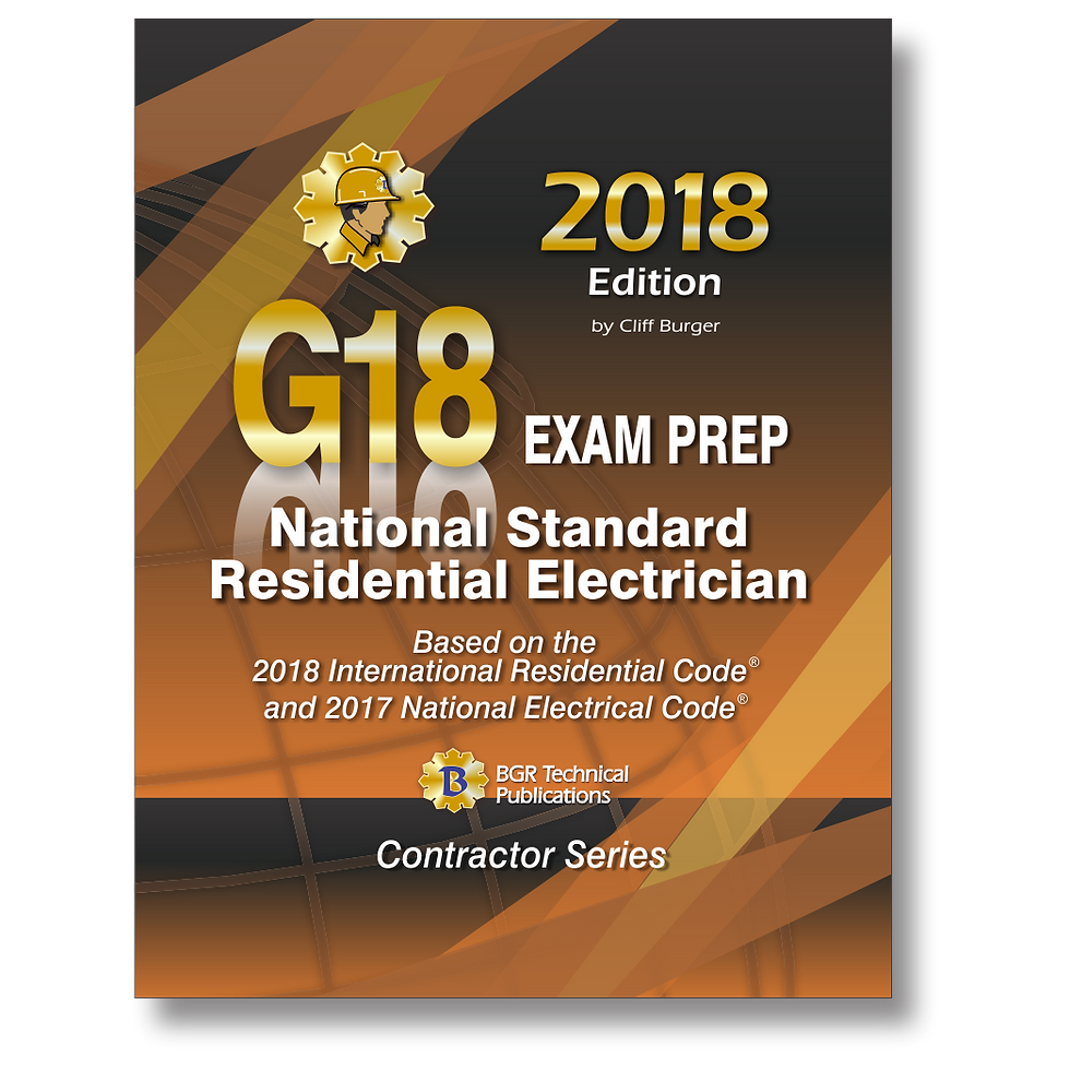 2018 Residential Electrician G18 Exam