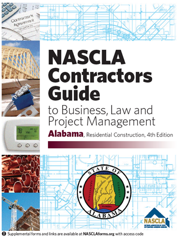 NASCLA Contractors Guide to Business, Law and Project Management, Alabama Reside
