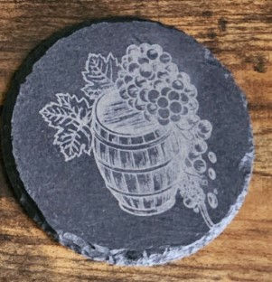 Thumbnail: 4" Stone Coasters - Wine and Spirits