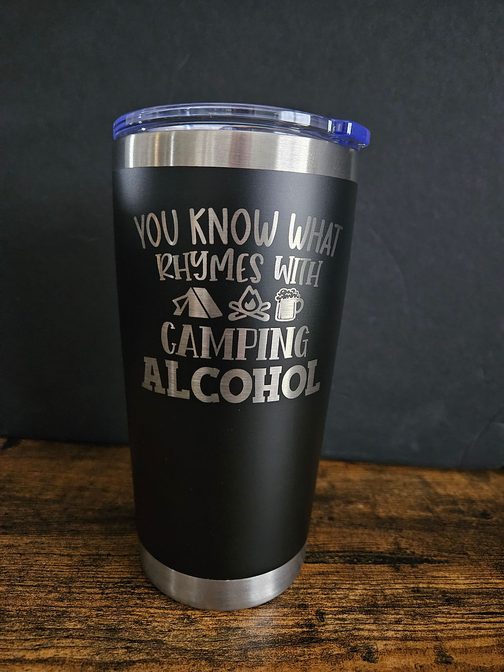 Thumbnail: 20oz Stainless Steel Tumblers - Funny Drinking Designs