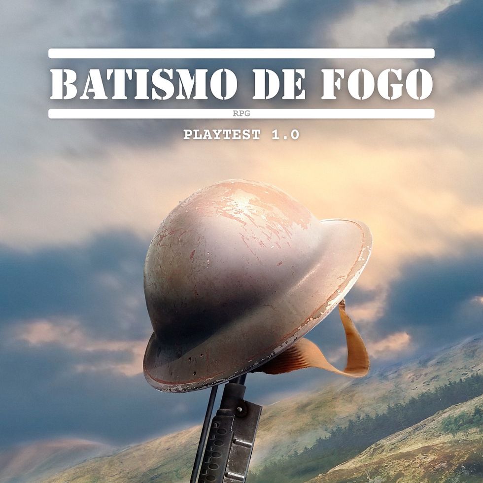 Capa Batismo de Fogo RPG (Playtest)