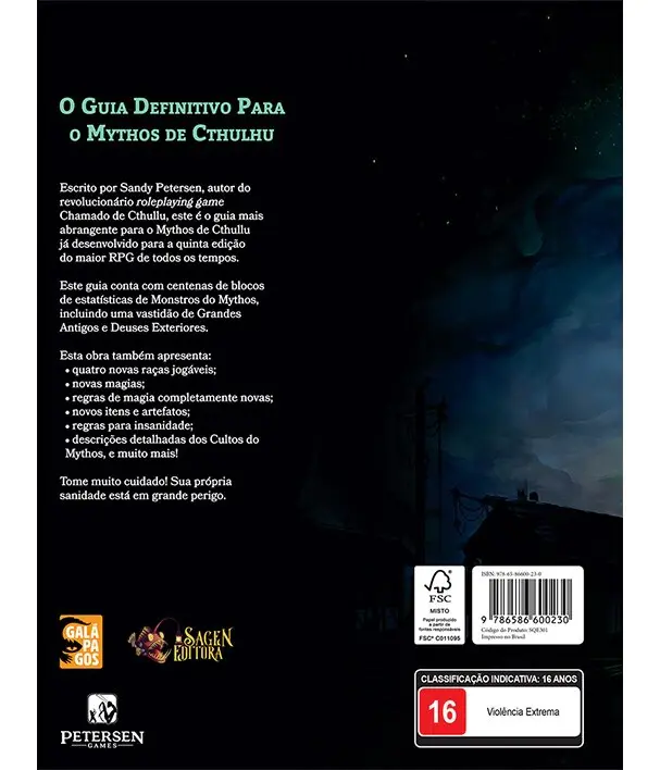 Miniatura: Sandy Petersen's Cthulhu Mythos Core Book 5ª Edição