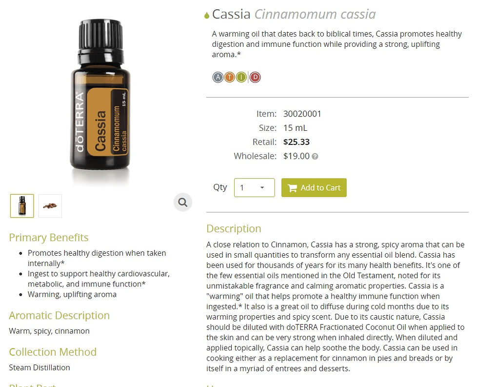 Thumbnail: Cassia 桂皮精油  15ml