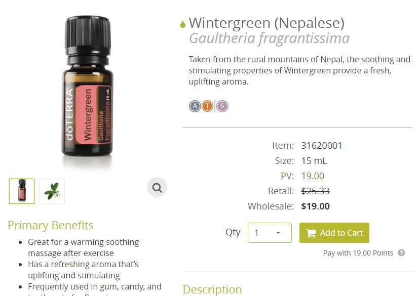 Thumbnail: Wintergreen 冬青精油 15ml