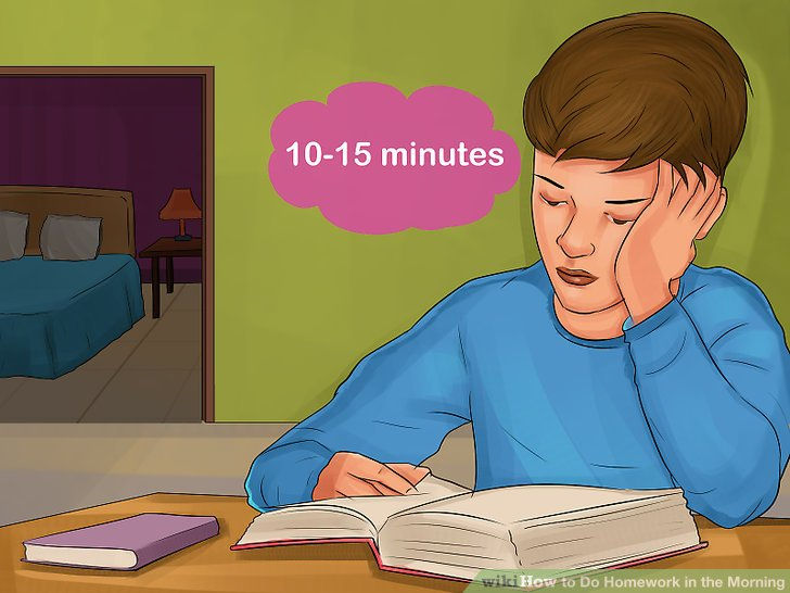 How to finish homework last minute picture