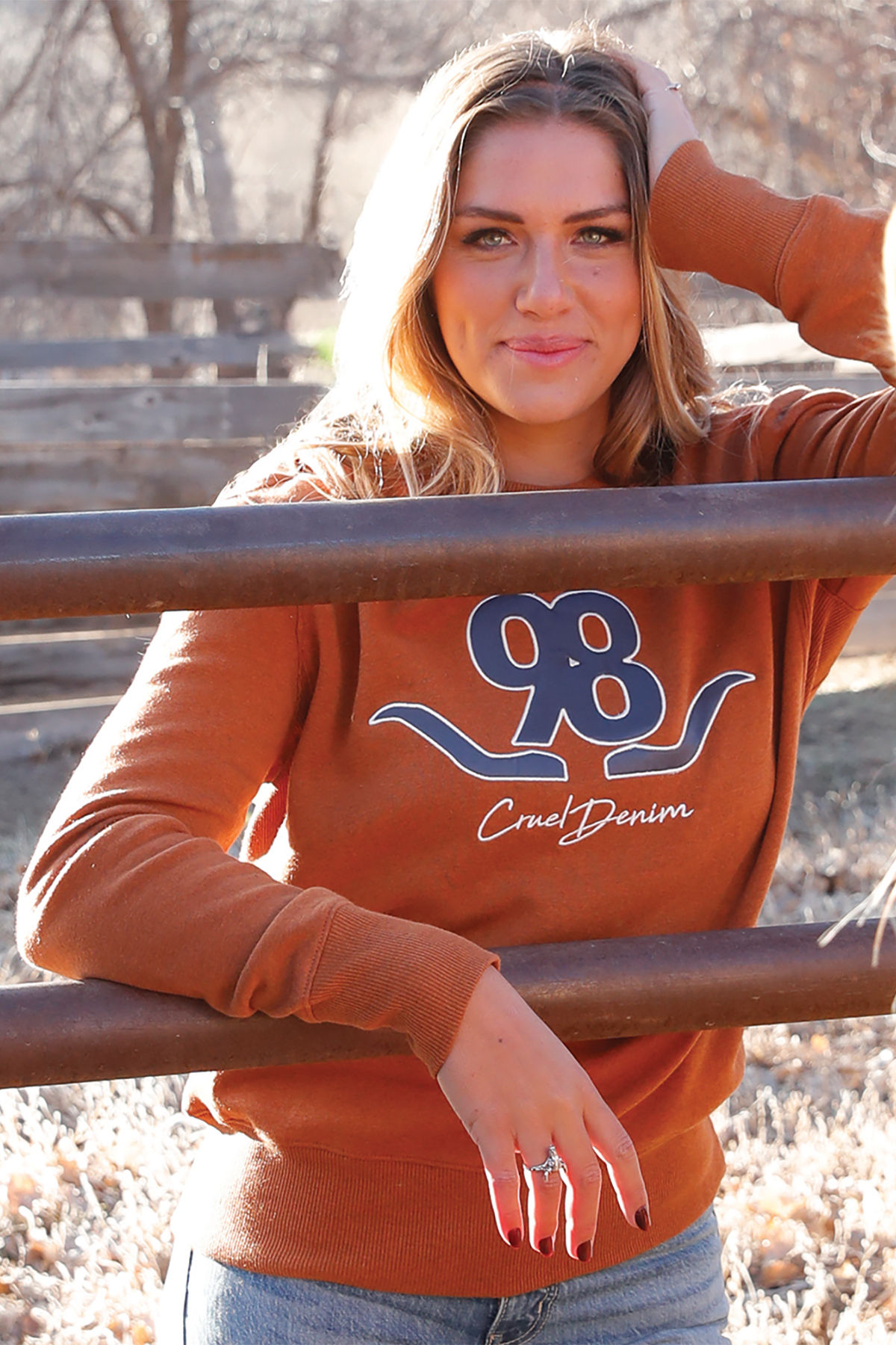 Womens Cruel Denim Sweatshirt