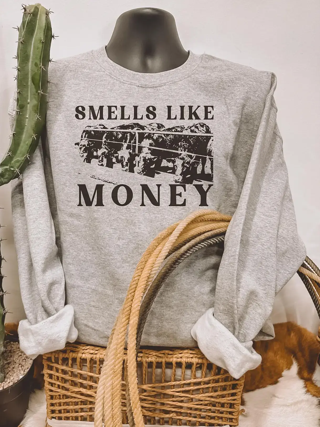 Smells Like Money Crewneck