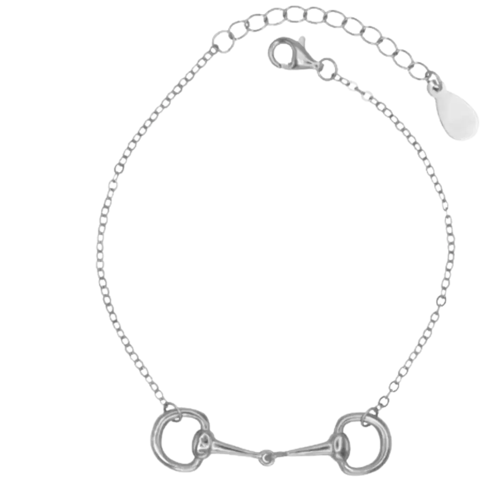 Gallop Snaffle Bit Chain Bracelet-Pvd- Waterproof