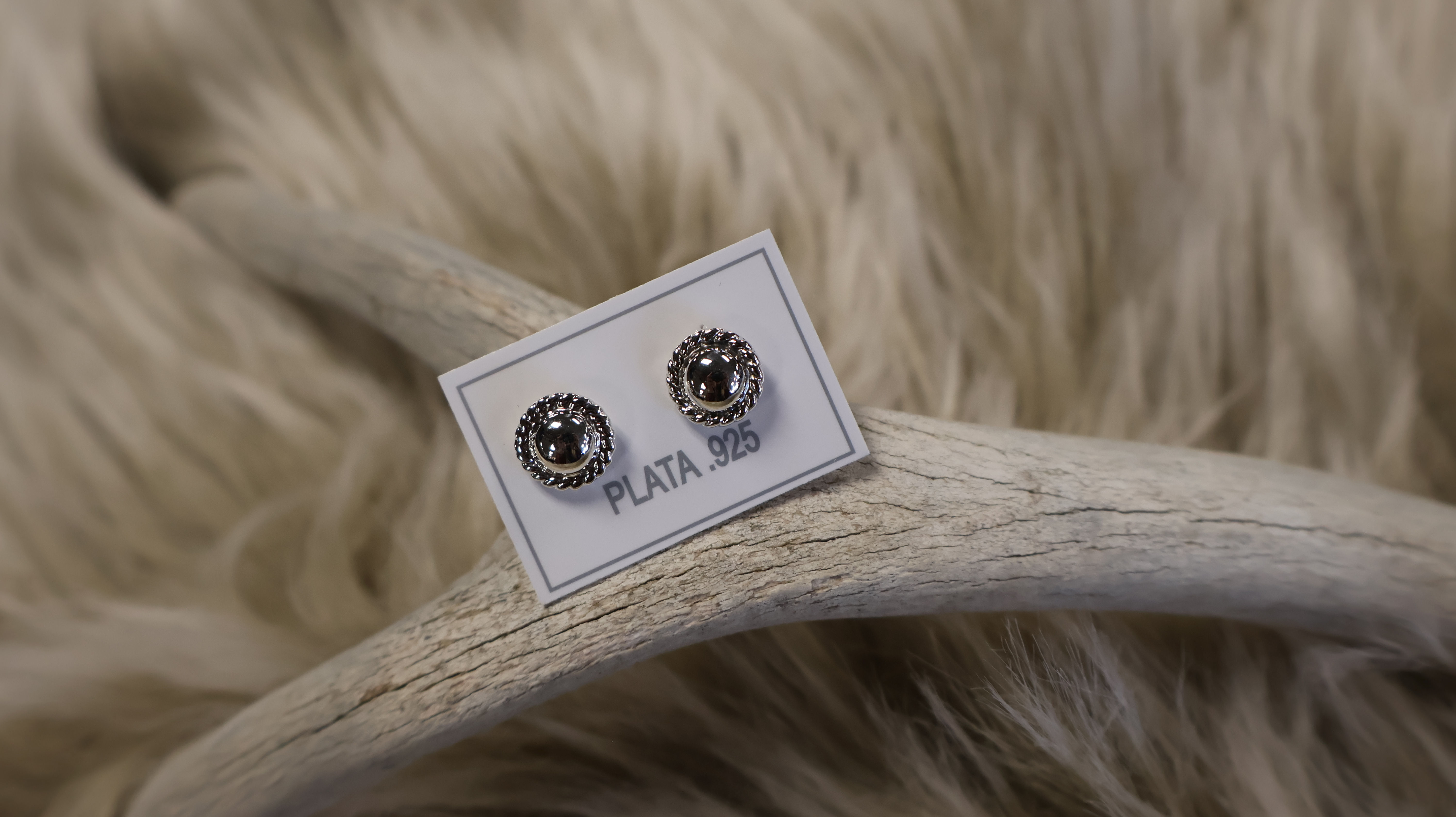 Silver Rope Mini Studs