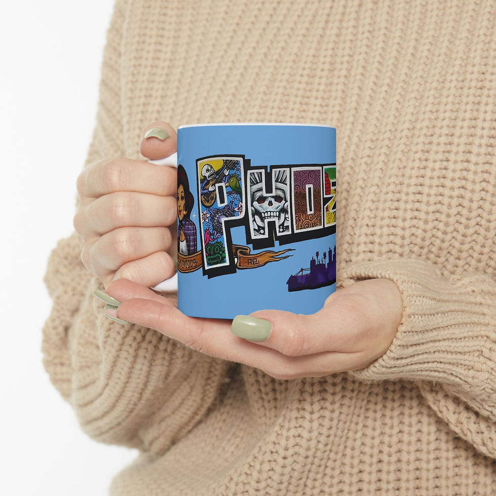Thumbnail: Phoenix Mural Ceramic Mug