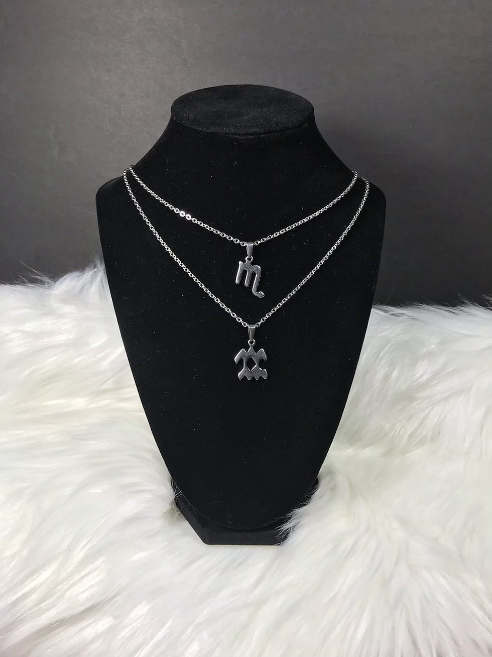 Thumbnail: Zodiac Sign Pendant Necklace