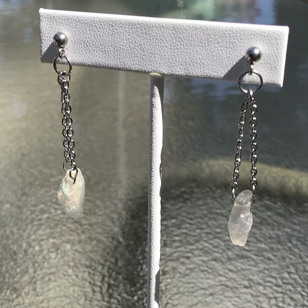 Thumbnail: Labradorite Dangle Earrings 