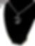 Thumbnail: Wire Wrapped Obsidian Moon Necklace