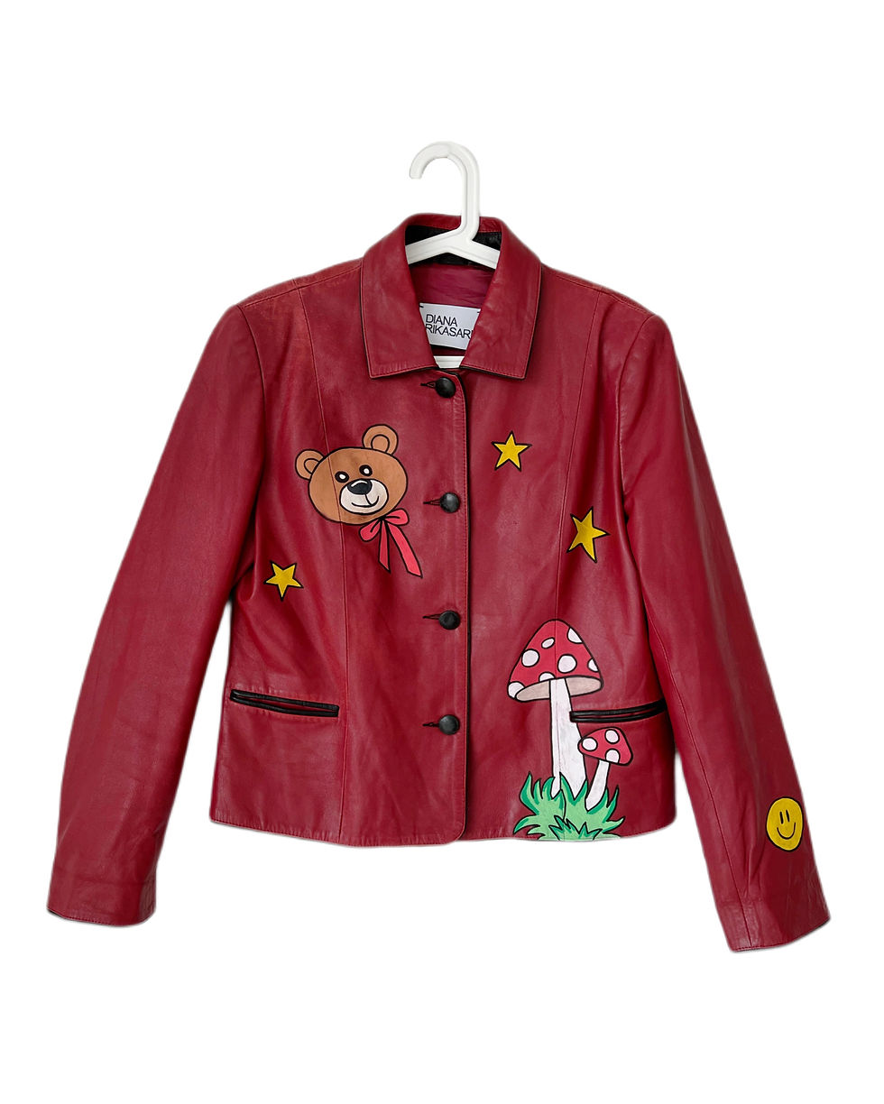 DR x Maniak Handpainted LeatherJacket