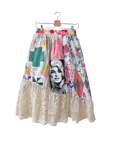 Dolly Parton Patch Skirt (XS-M) | by DIANA RIKASARI