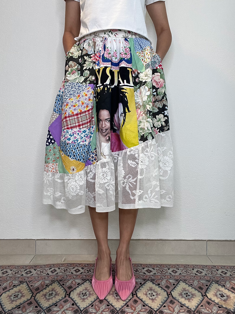 Thumbnail: Lauryn Hill Patch Skirt (L-XL)