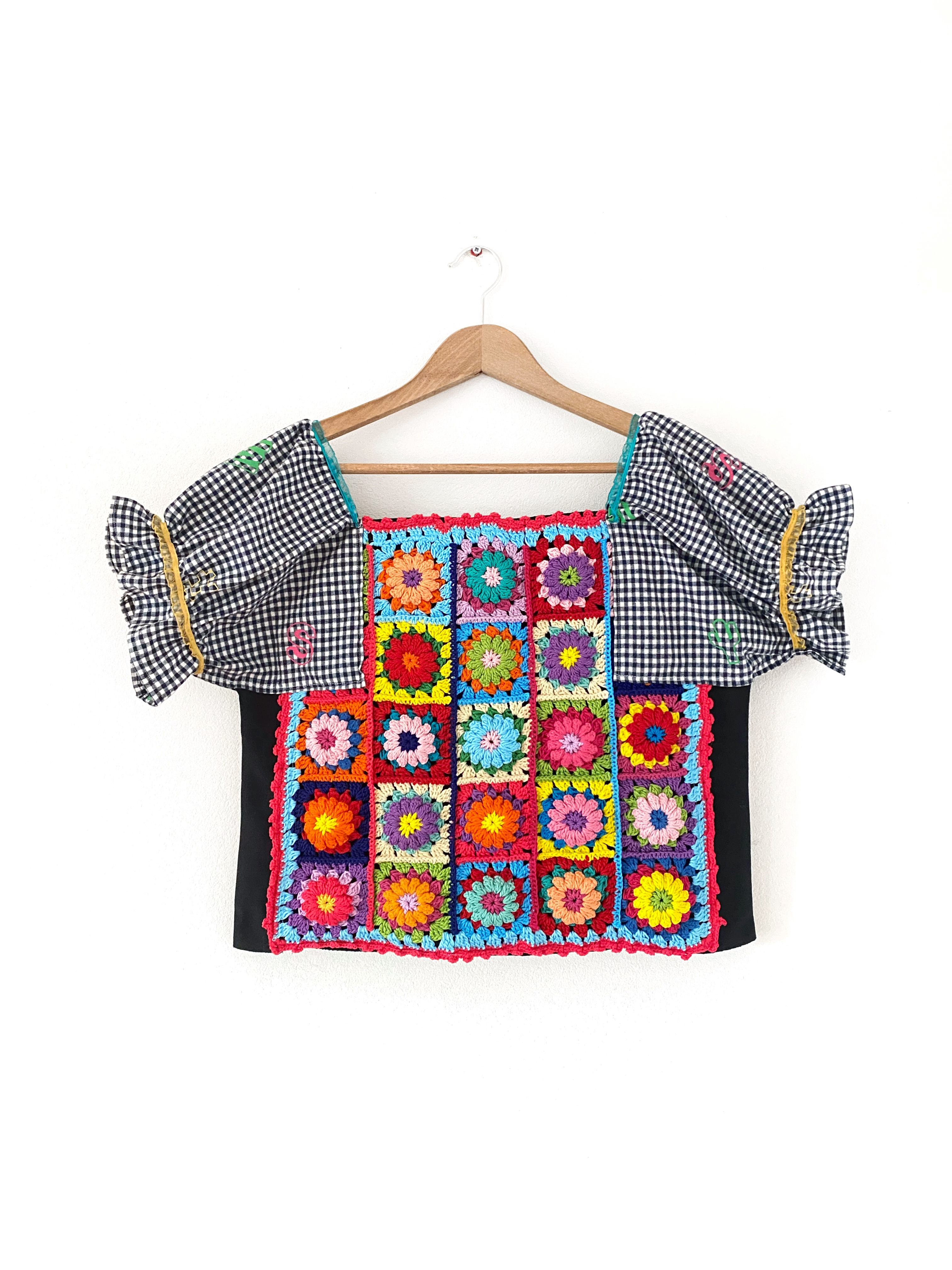 Upcycled Crochet Top