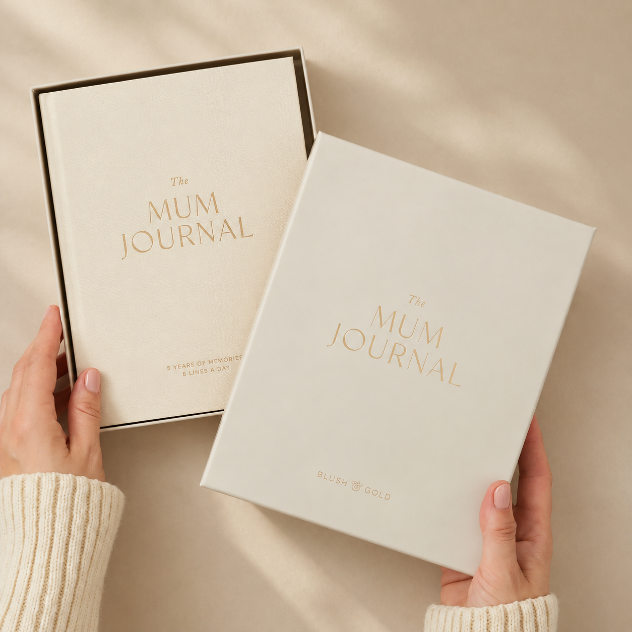The Mum Journal van Blush & Gold dagboek voor mama