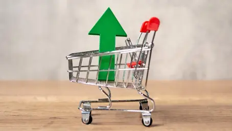 A shopping cart illustrating the power of adding retail sales to your self storage facility revenue stream