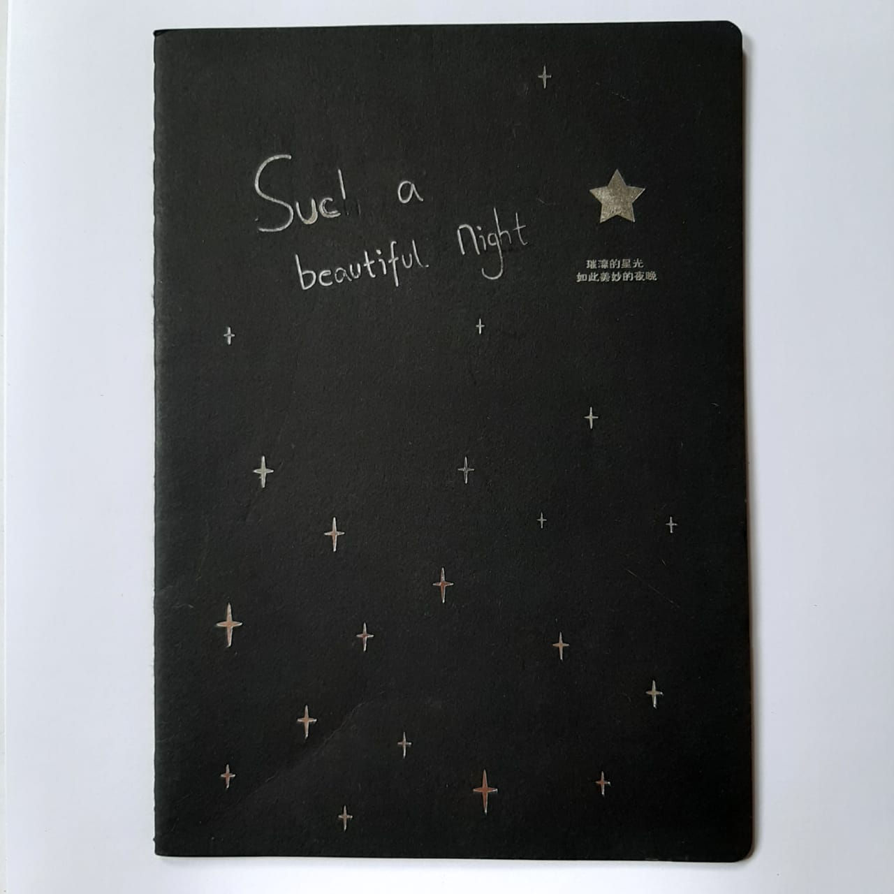 Caderno Beautiful Night - Folhas Pretas - 28F
