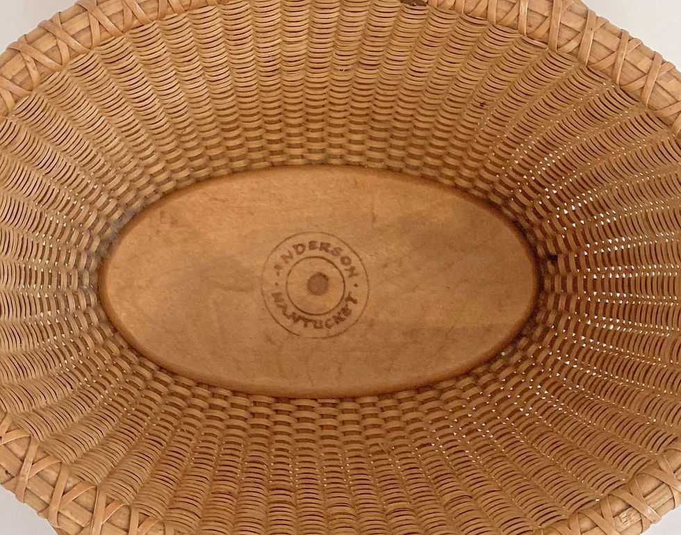 Thumbnail: 8 ½” Oval Double Swing Handle Basket