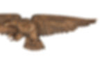 Thumbnail: Large Carved Spread Wing Eagle, c. 1860