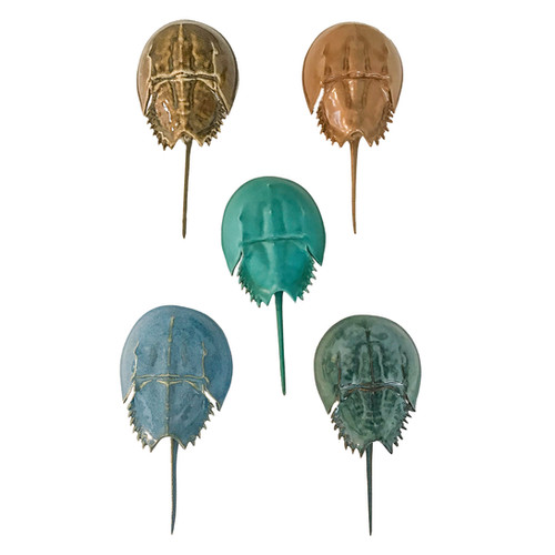 Ceramic Horseshoe Crabs by Mark Rea Fourwindscraftguild