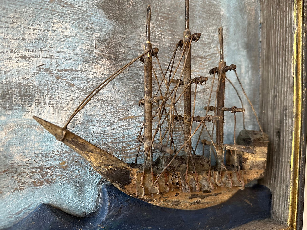 Miniatura: Whaling Shadow Box by Steve Hazlett