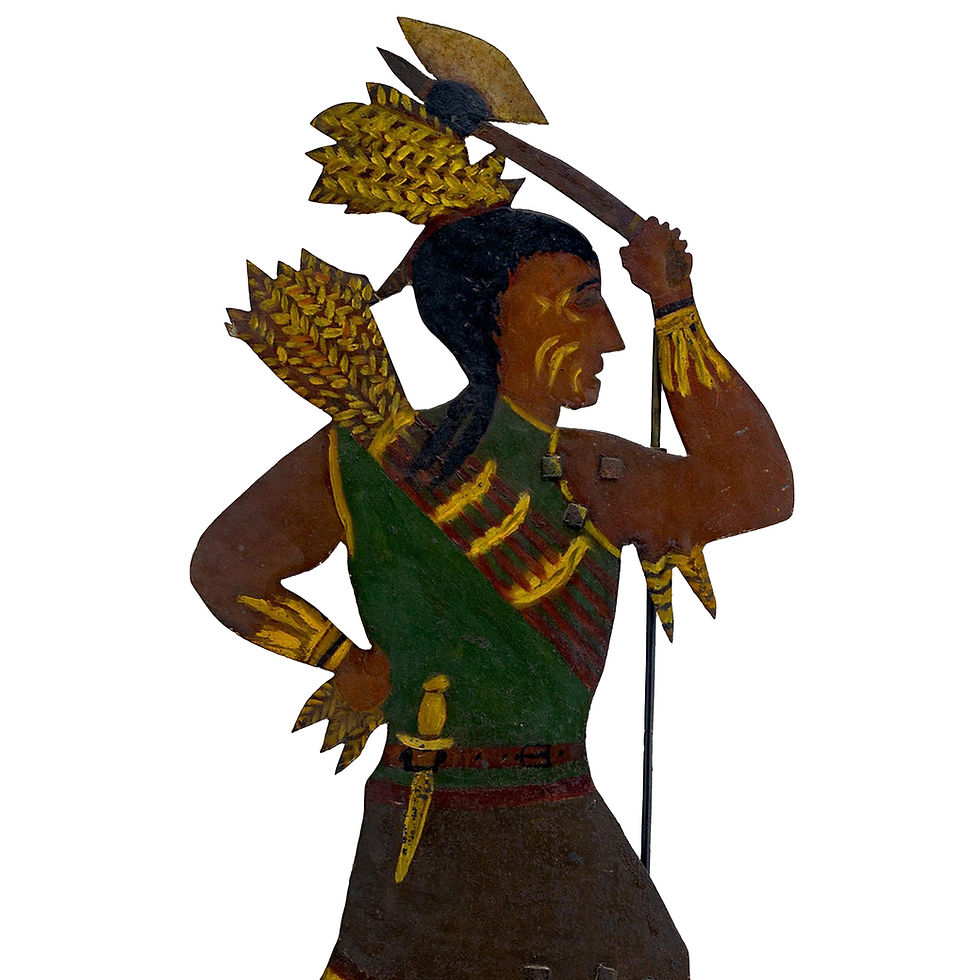 Thumbnail: Sheet Metal Indian Weathervane
