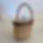 Thumbnail: Miniature lidded basket with scrimshaw designs