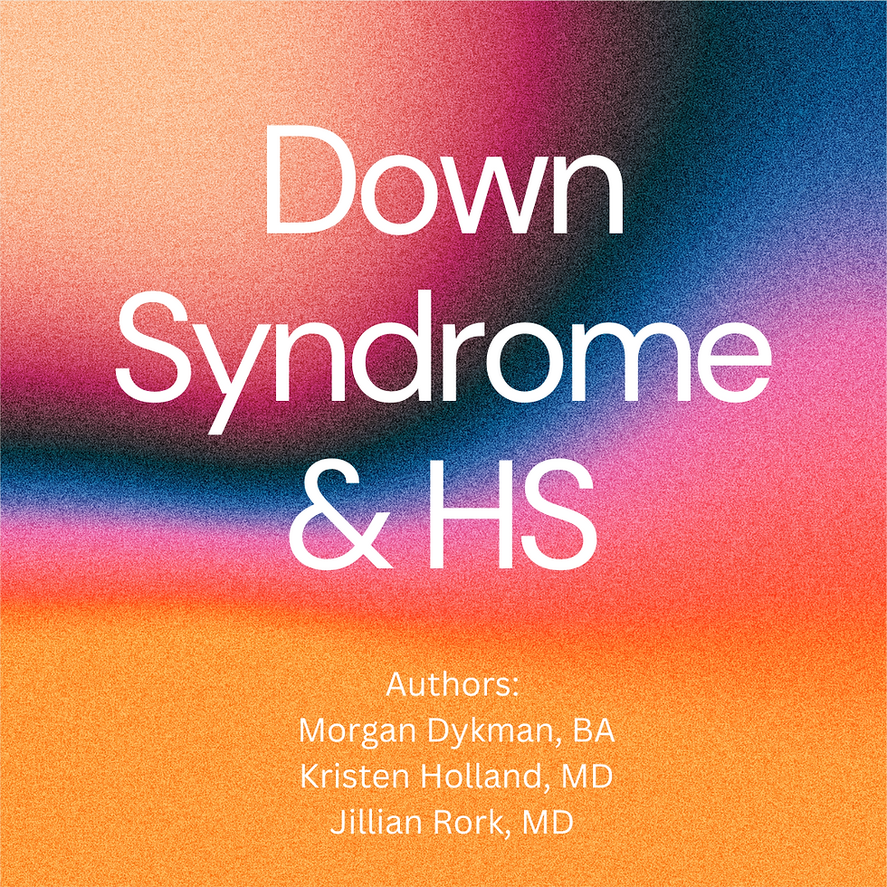 Down Syndrome and HS